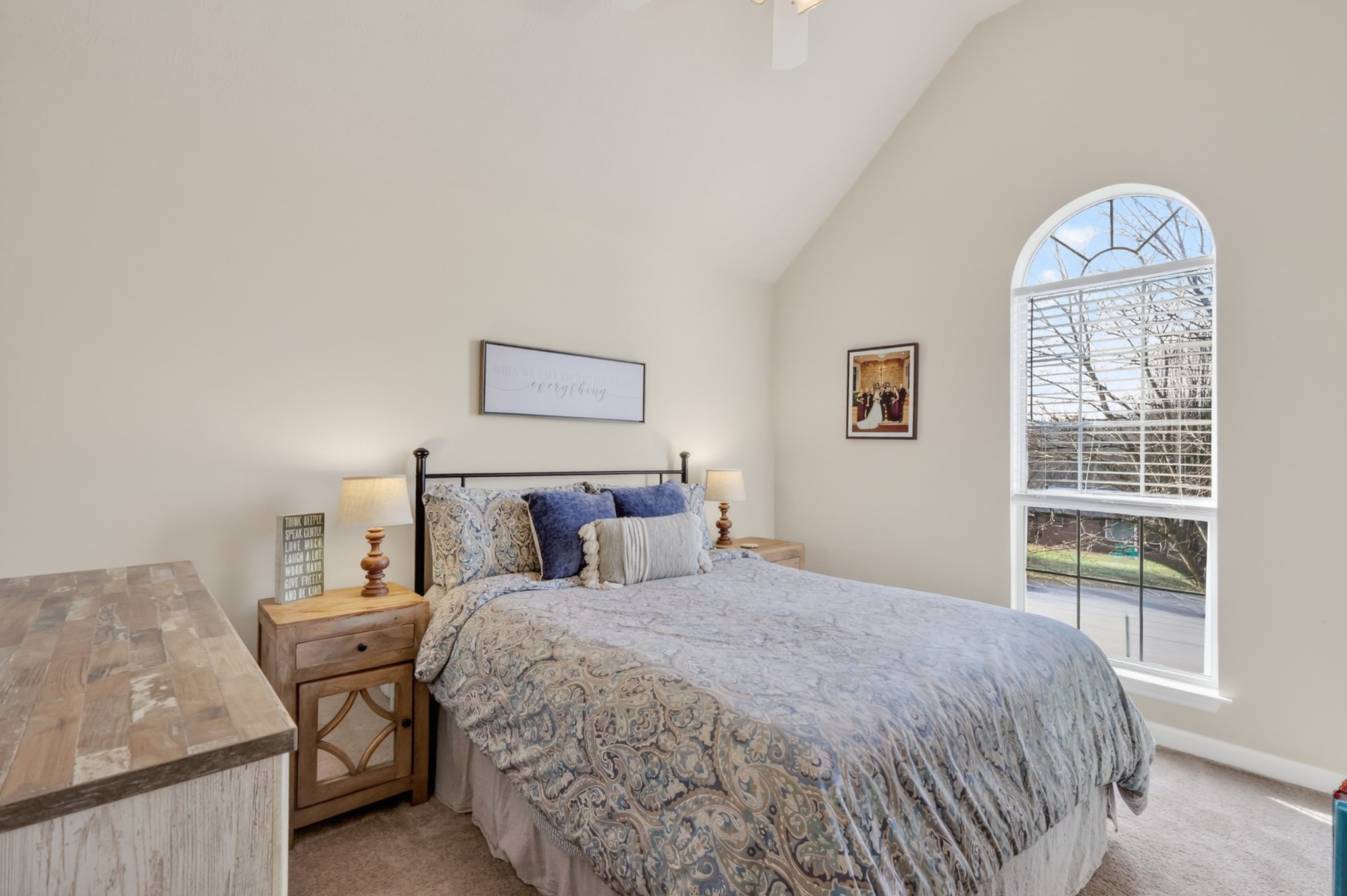 136 Holt Hills Road Nashville, TN 37211 - Photo 22 of 30 a bedroom with a bed and a table