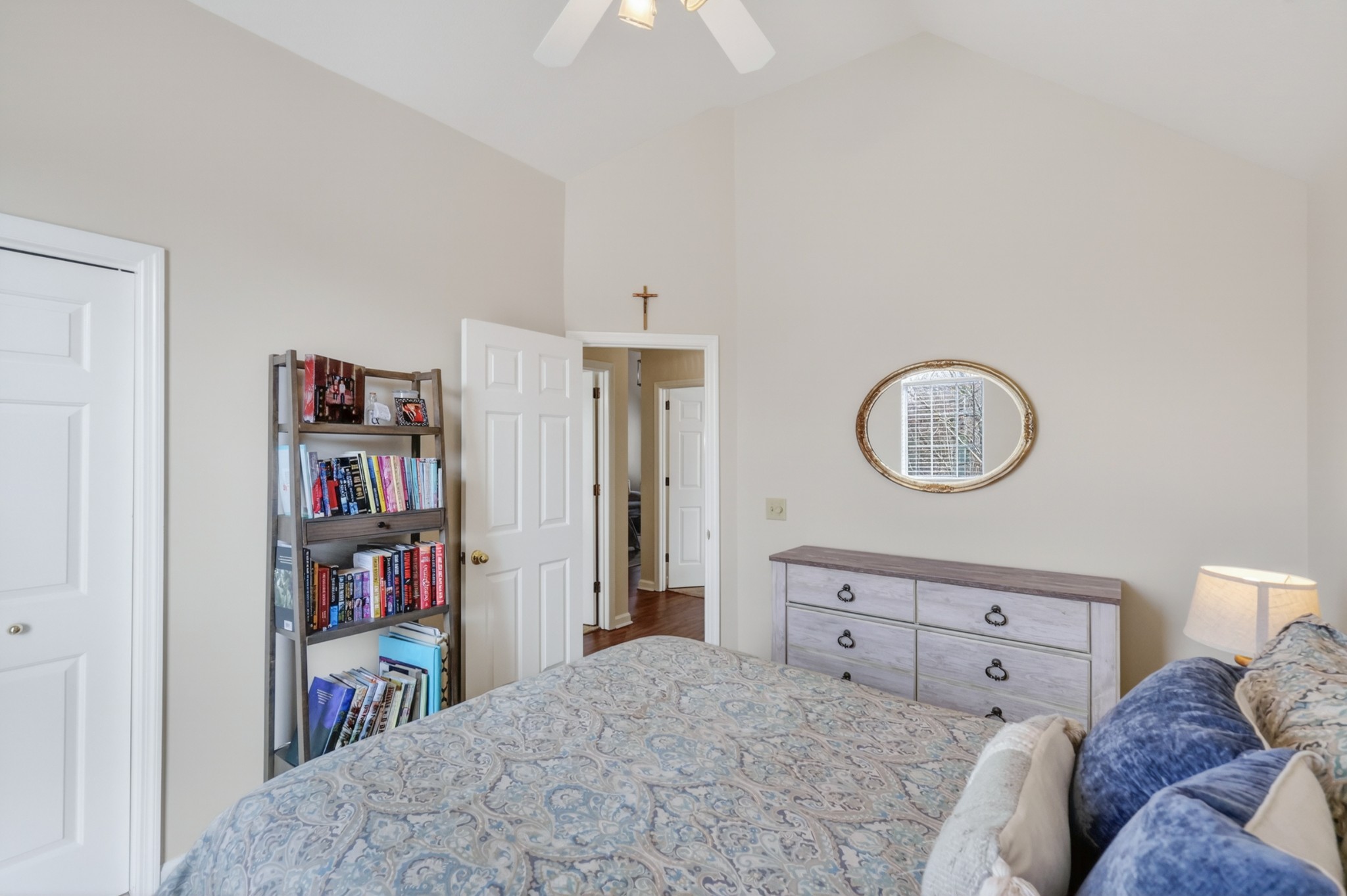 136 Holt Hills Road Nashville, TN 37211 - Photo 23 of 30 a bed room with a bed and a closet