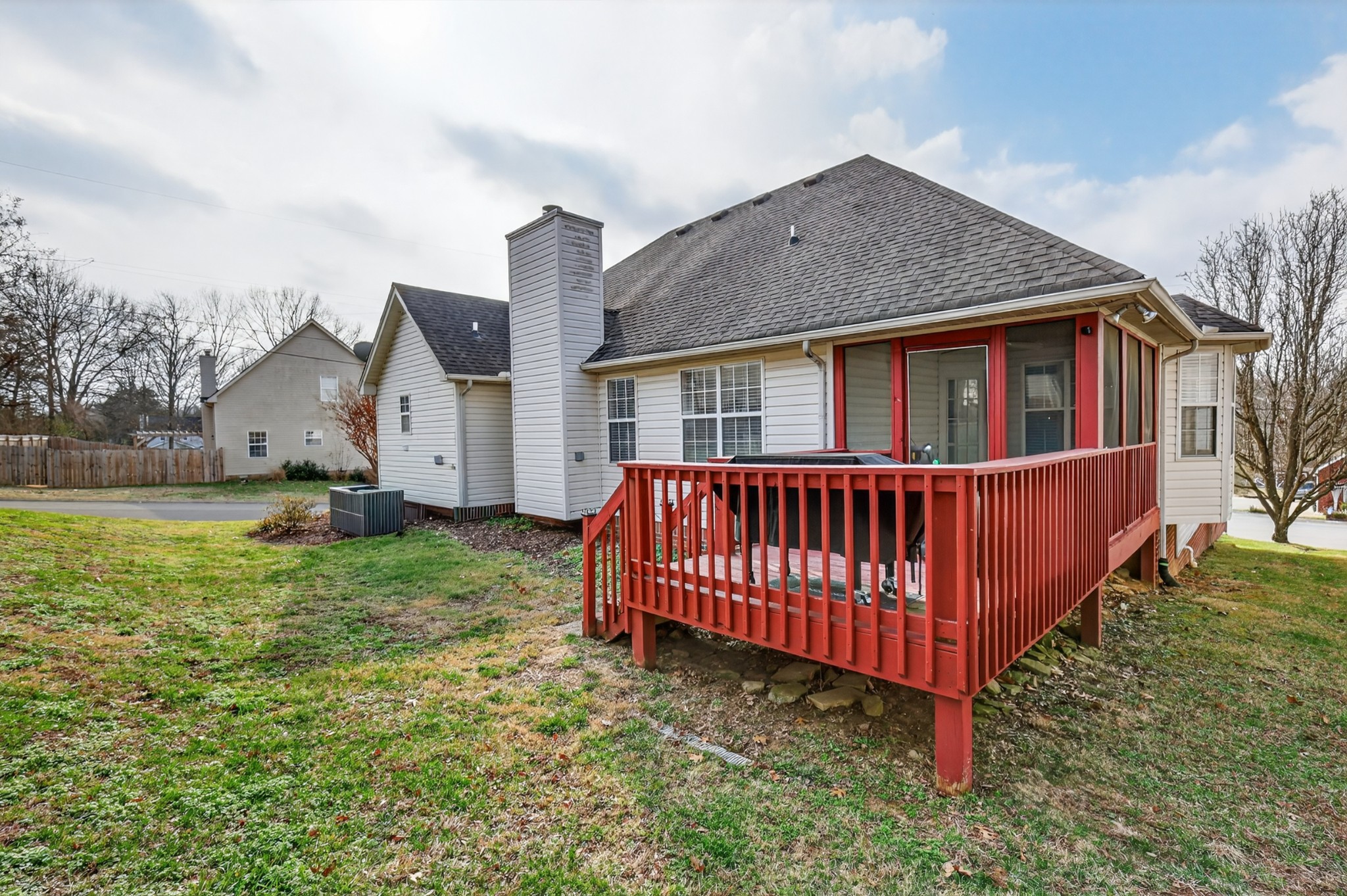 136 Holt Hills Road Nashville, TN 37211 - Photo 30 of 30 a view of a house with a yard and deck