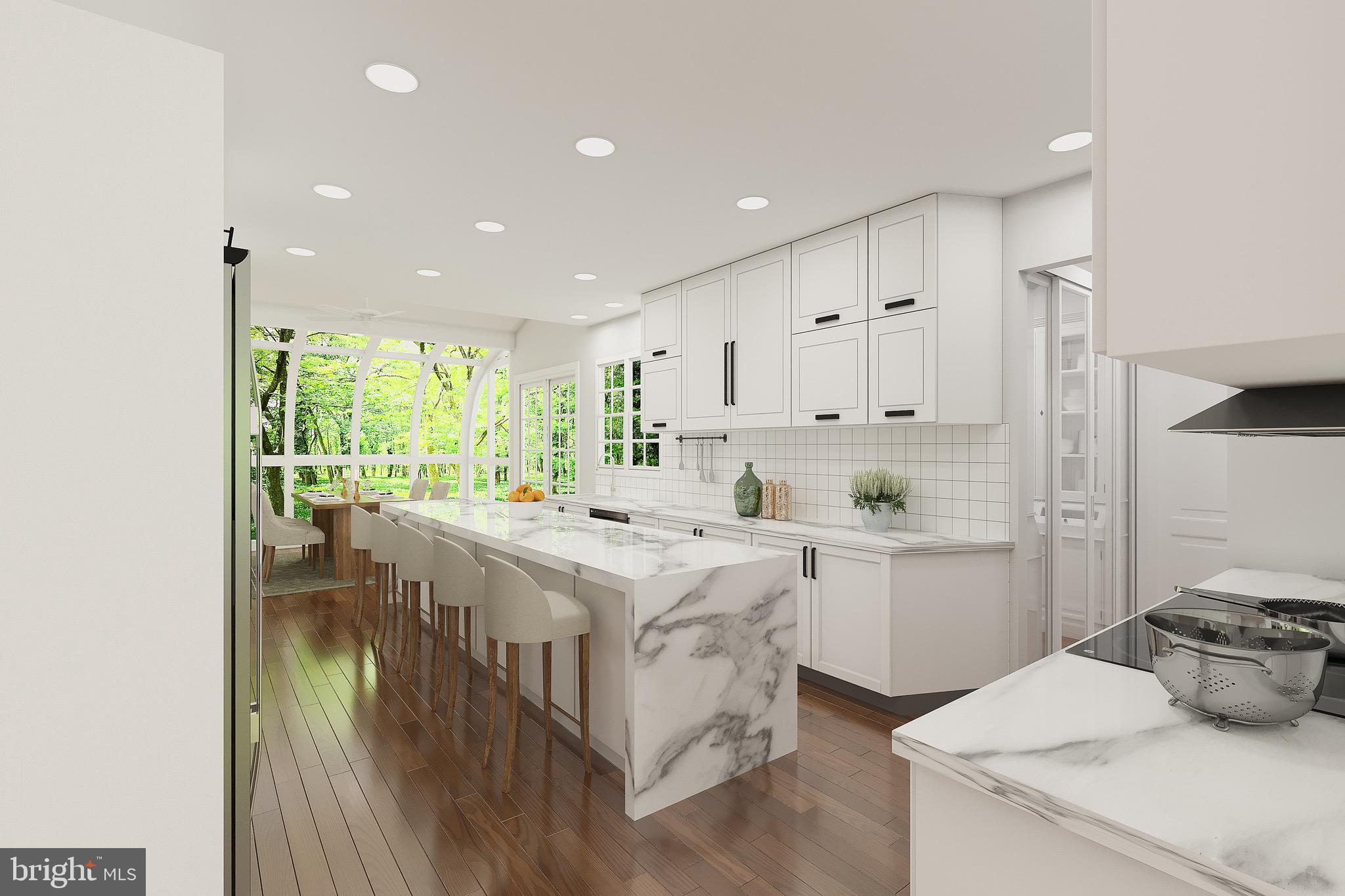 470 Bair Road Berwyn, PA 19312 - Photo 18 of 70 Virtually Remodeled Kitchen Shows the Potential