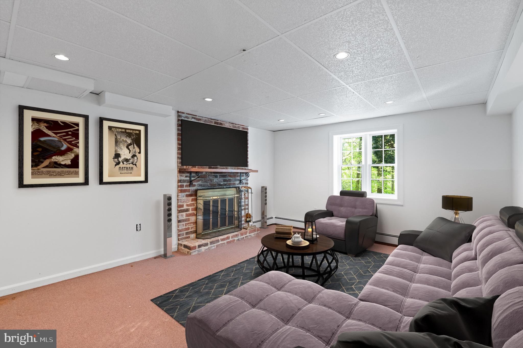 470 Bair Road Berwyn, PA 19312 - Photo 61 of 70 Virtually Staged Lower Level - Media Center