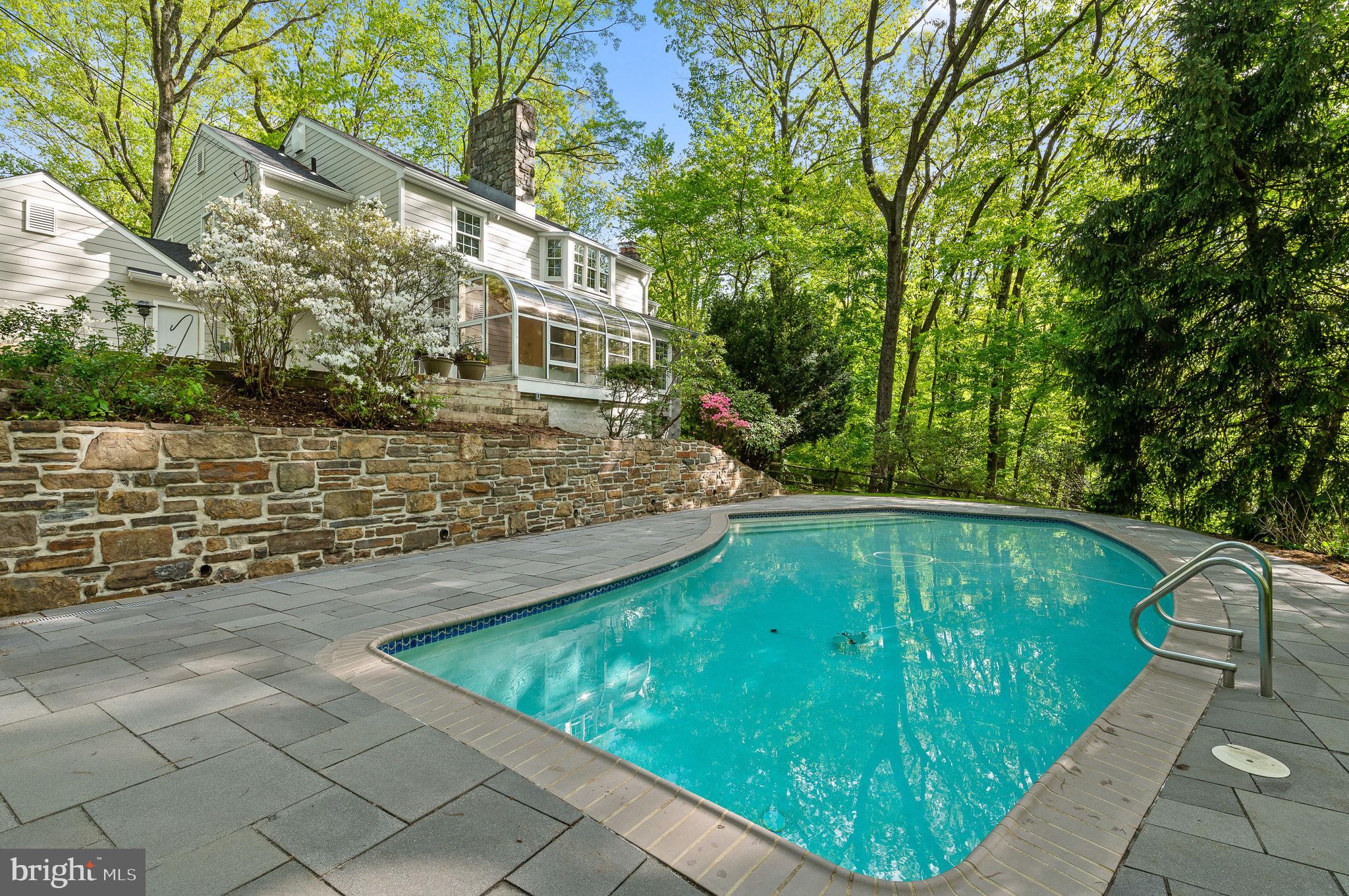 470 Bair Road Berwyn, PA 19312 - Photo 7 of 70 Well-Maintained/Updated Pool and Retaining Wall