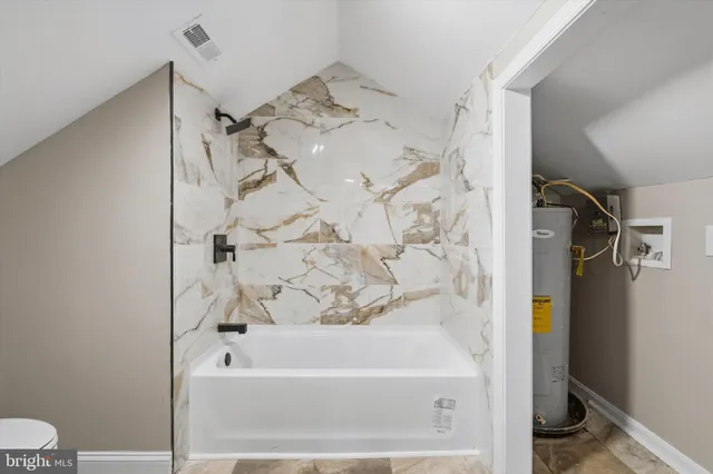 view of a room with door