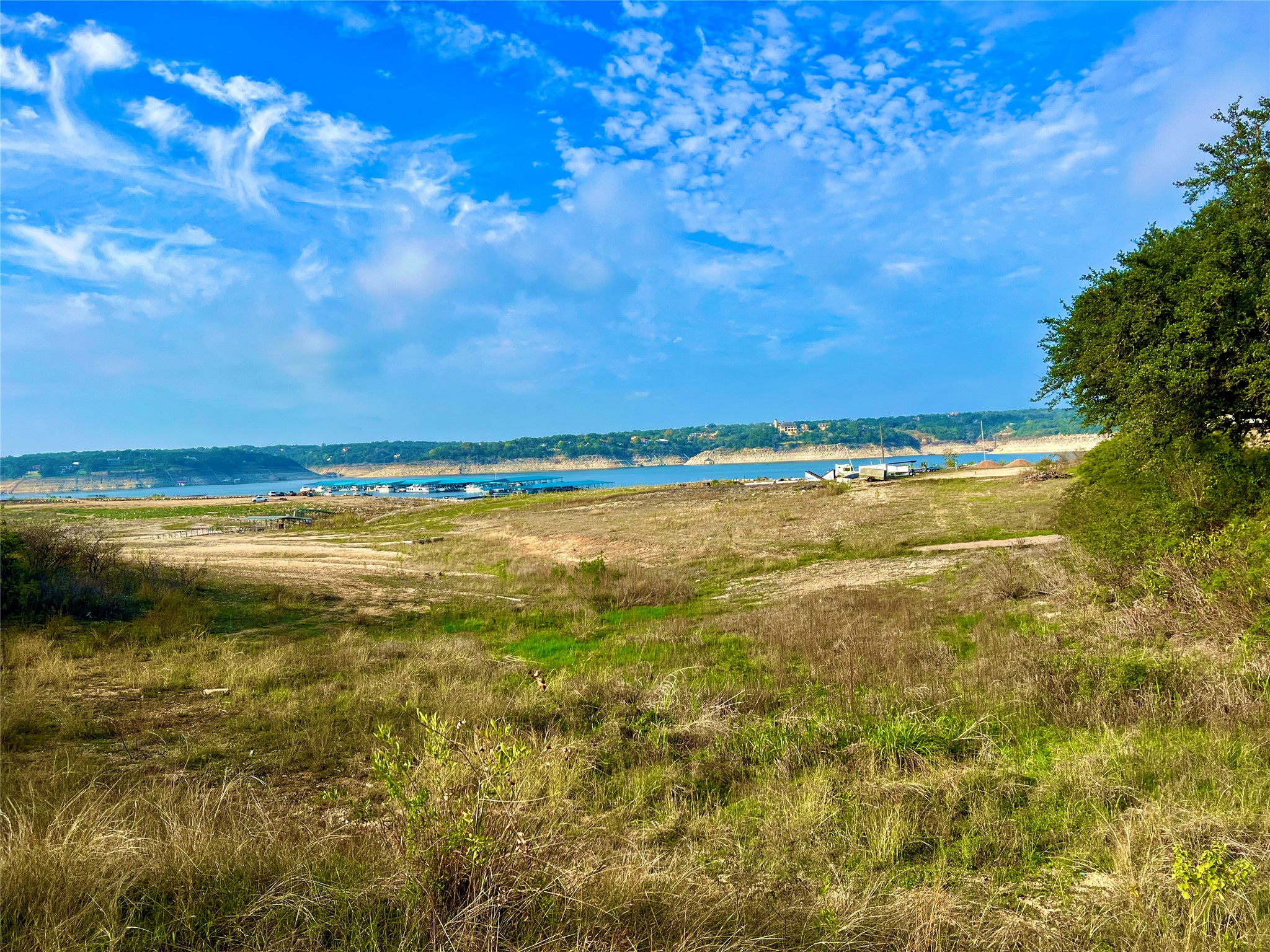 a view of an ocean and beach