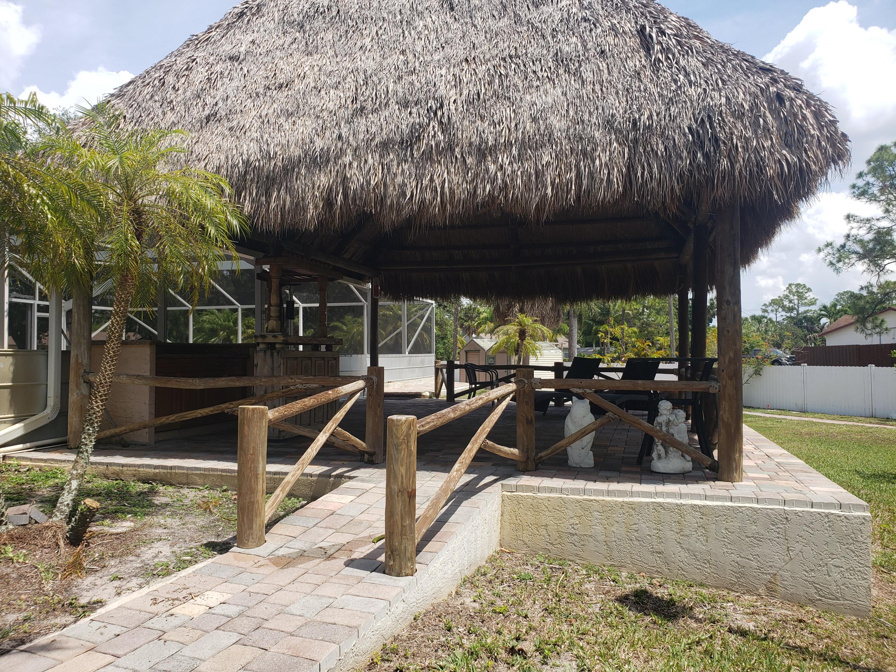 7260 Grapeview Boulevard Loxahatchee, FL 33470 - Photo 22 of 36 Tiki Hut