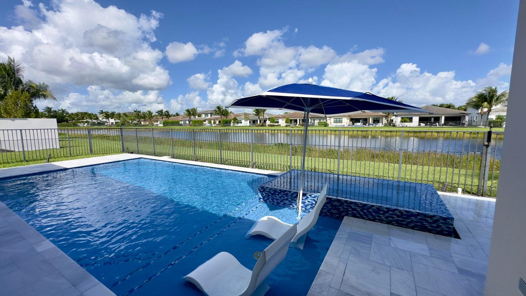 8817 New River Falls Road Boca Raton, FL 33496 - Photo 37 of 54 swimming pool view with a seating space