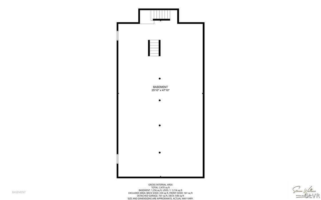 630 Long Mountain Road Effort, PA 18330 - Photo 39 of 39 Basement Floor Plan