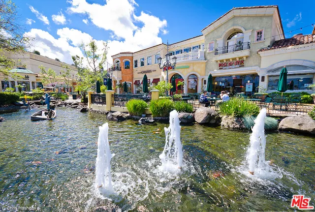 a view of a building with garden
