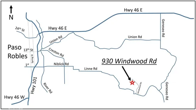 $1,428,000 | 930 Windwood Road, Paso Robles, CA 93446