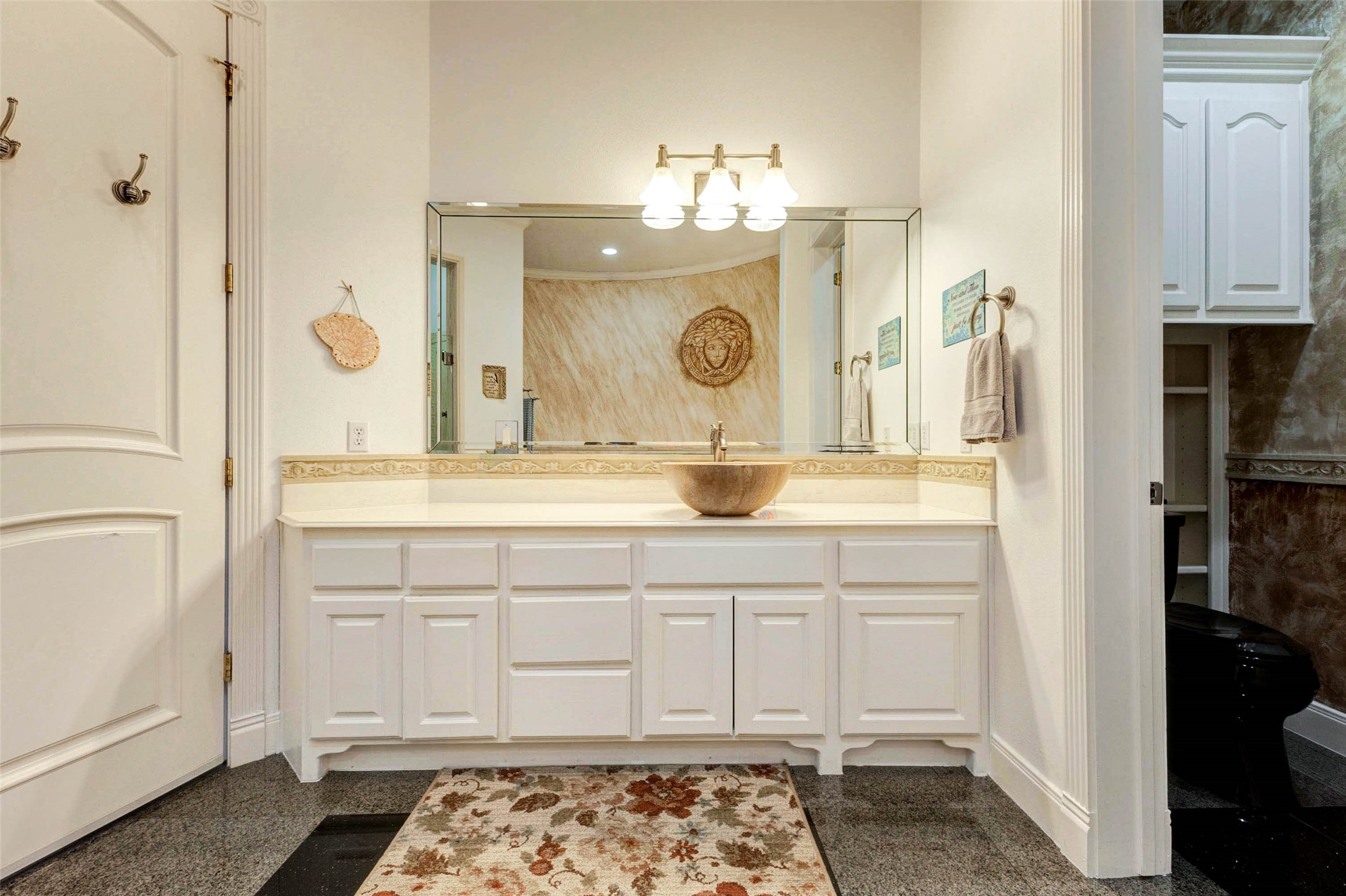 2732 Broadway Street Dickinson, TX 77539 - Photo 39 of 50 a bathroom with a double vanity sink mirror and shower
