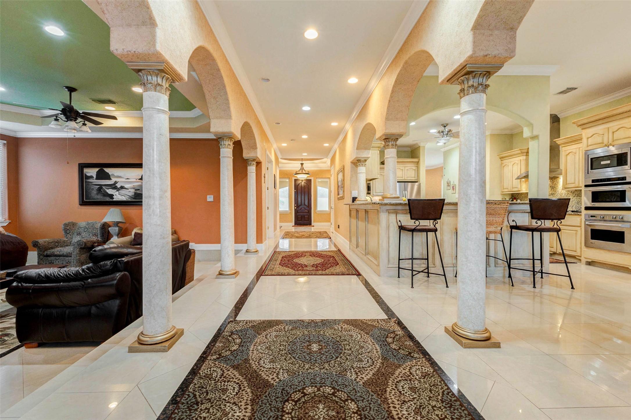2732 Broadway Street Dickinson, TX 77539 - Photo 5 of 50 a view of a lobby with black carpet