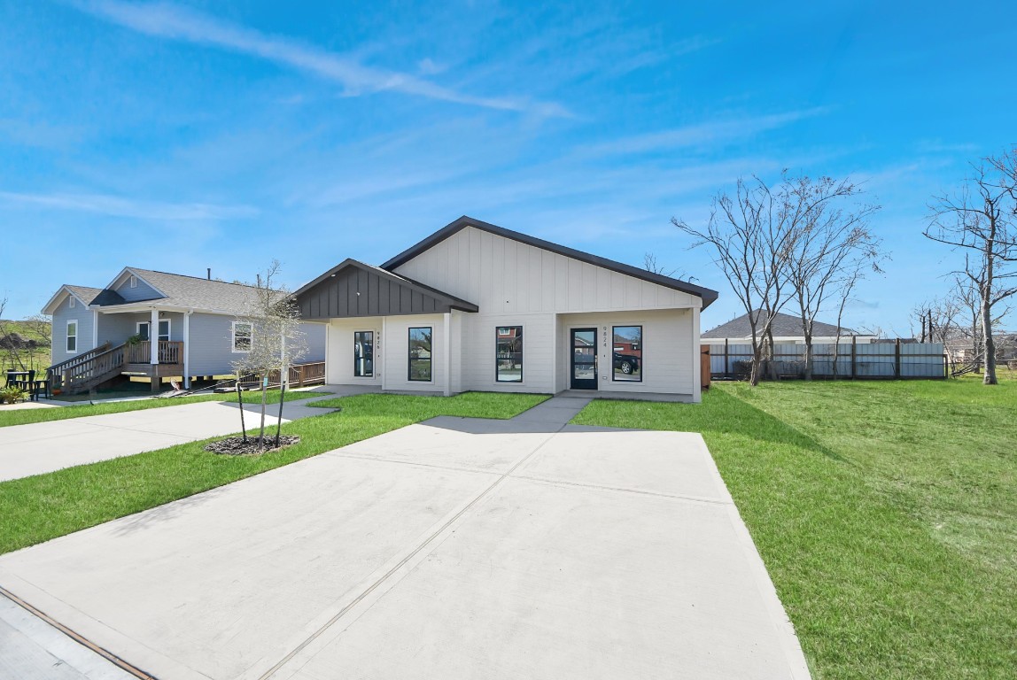 9826 Nedwald Street Houston, TX 77029 - Photo 47 of 50 a view of house with a big yard