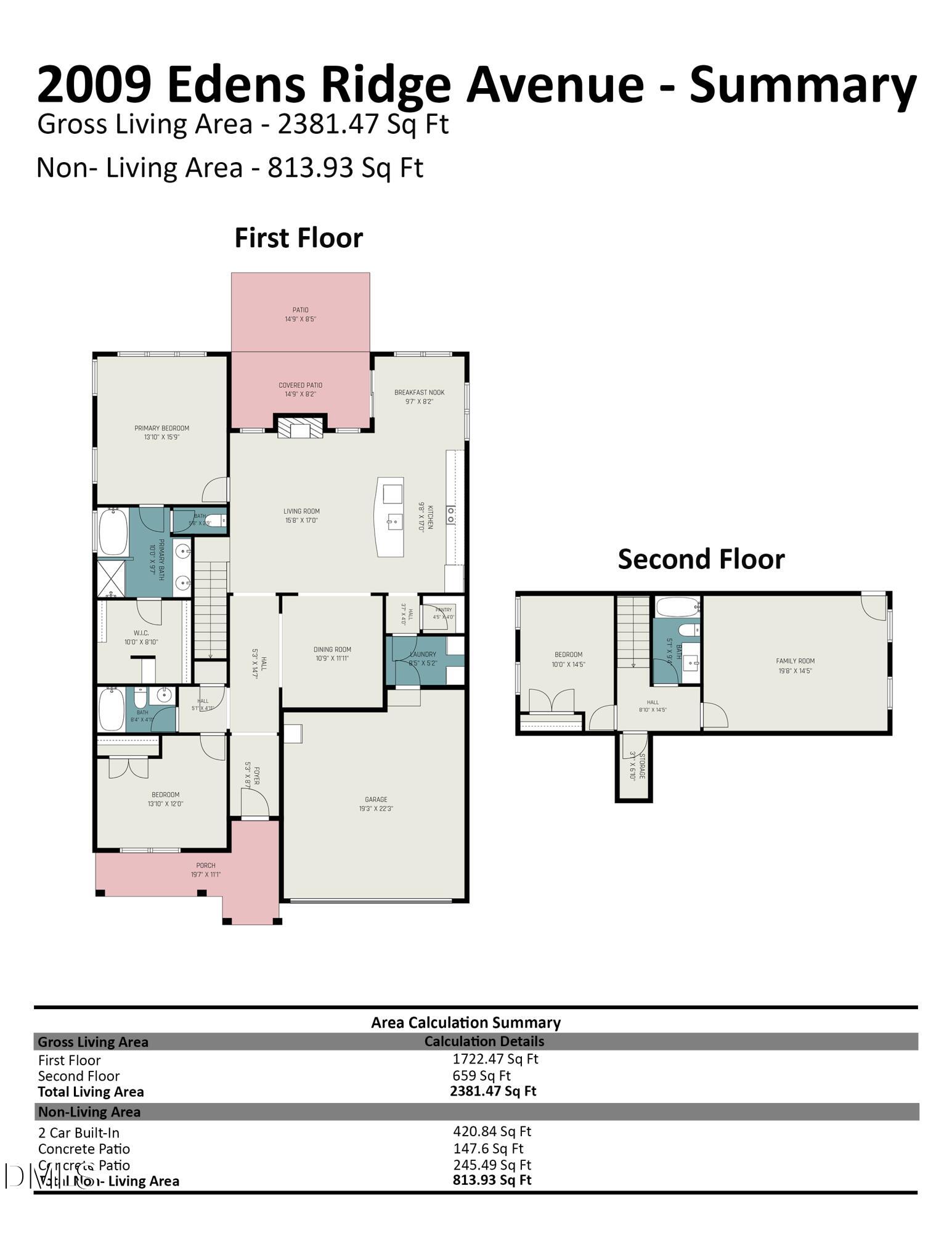 2009 Edens Ridge Avenue Wake Forest, NC 27587 - Photo 19 of 19 Floor Plans