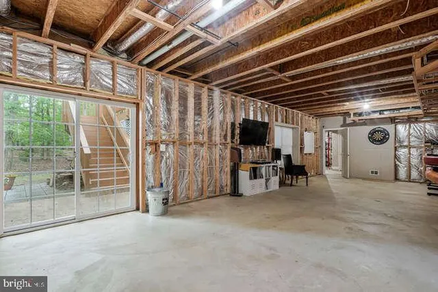 a view of storage and utility room