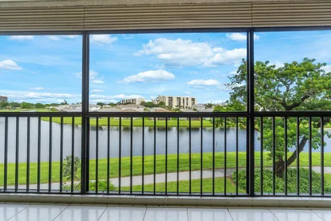 swimming pool view from a balcony