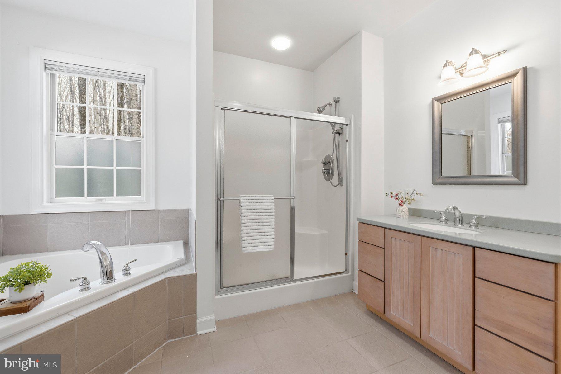 5375 Deale Churchton Road Churchton, MD 20733 - Photo 31 of 47 a bathroom with a tub a sink and mirror
