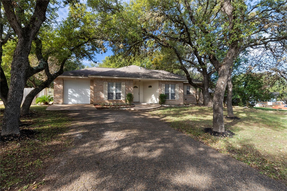 1104 Buffalo Gap Road Austin, TX 78734 - Photo 1 of 1 a front view of a house with a yard
