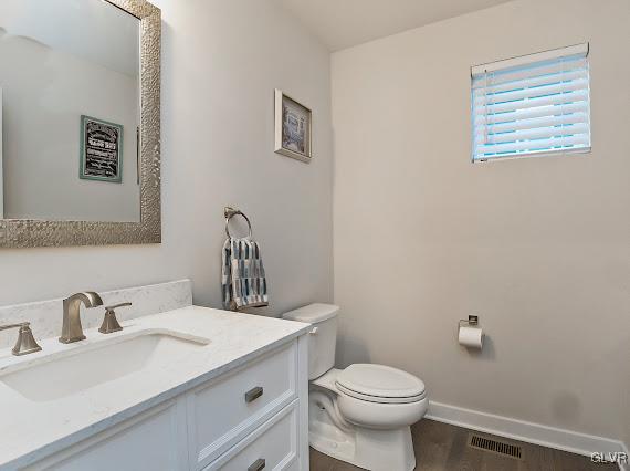 4020 Walter Road Bethlehem, PA 18020 - Photo 26 of 54 a bathroom with a toilet a sink and mirror