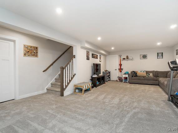 4020 Walter Road Bethlehem, PA 18020 - Photo 45 of 54 a living room with furniture and a flat screen tv