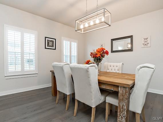 4020 Walter Road Bethlehem, PA 18020 - Photo 6 of 54 a dining room with furniture a chandelier and window