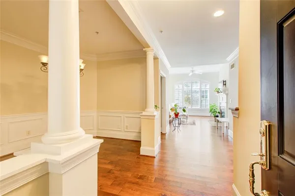 a view of a living room