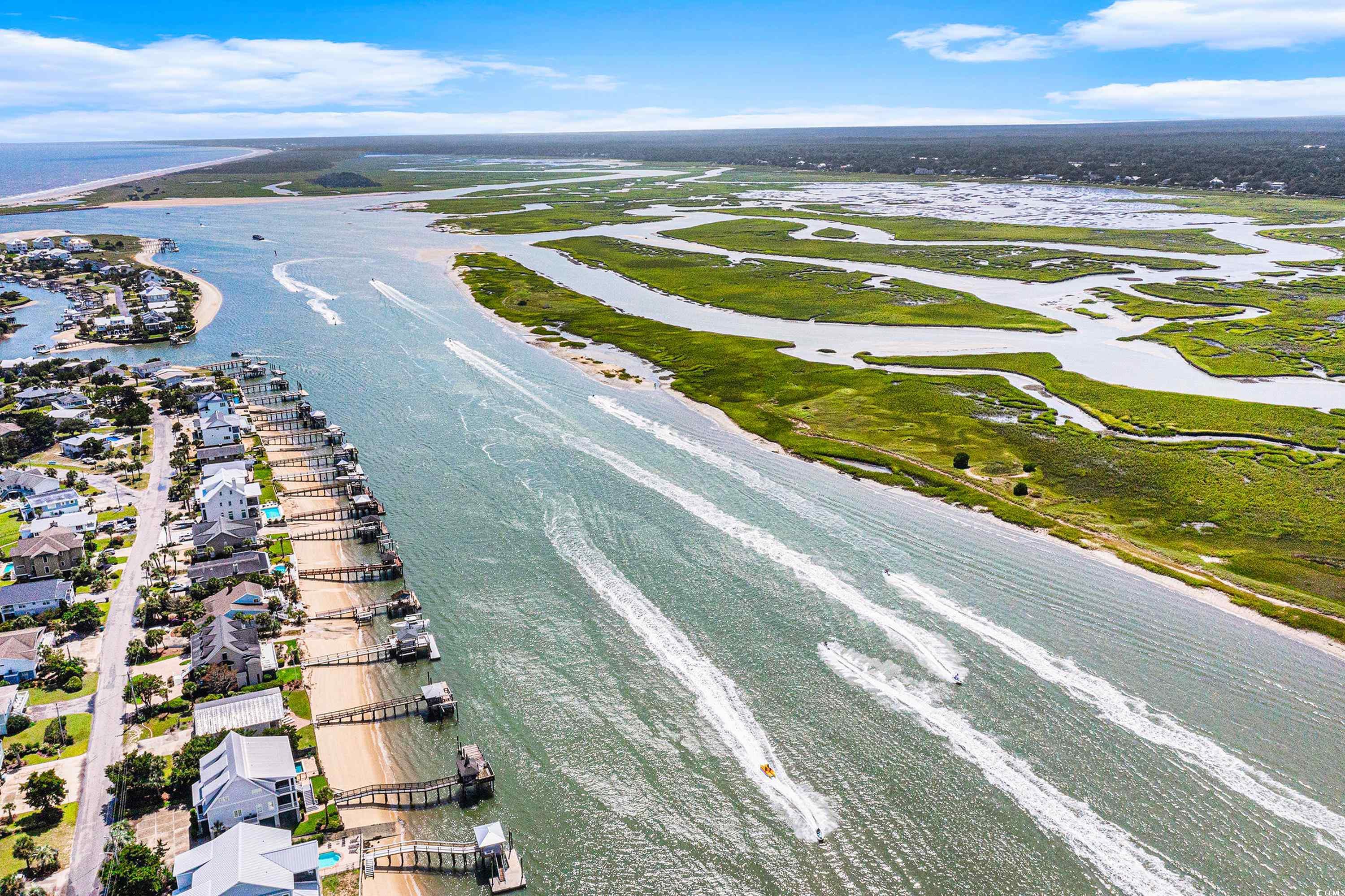 1907 South Waccamaw Drive Murrells Inlet, SC 29576 - Photo 39 of 40 Bird's eye view featuring a water view