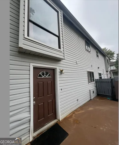 a view of a car garage door