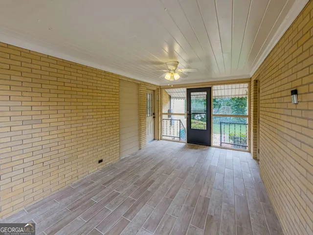 a front view of a house with a porch