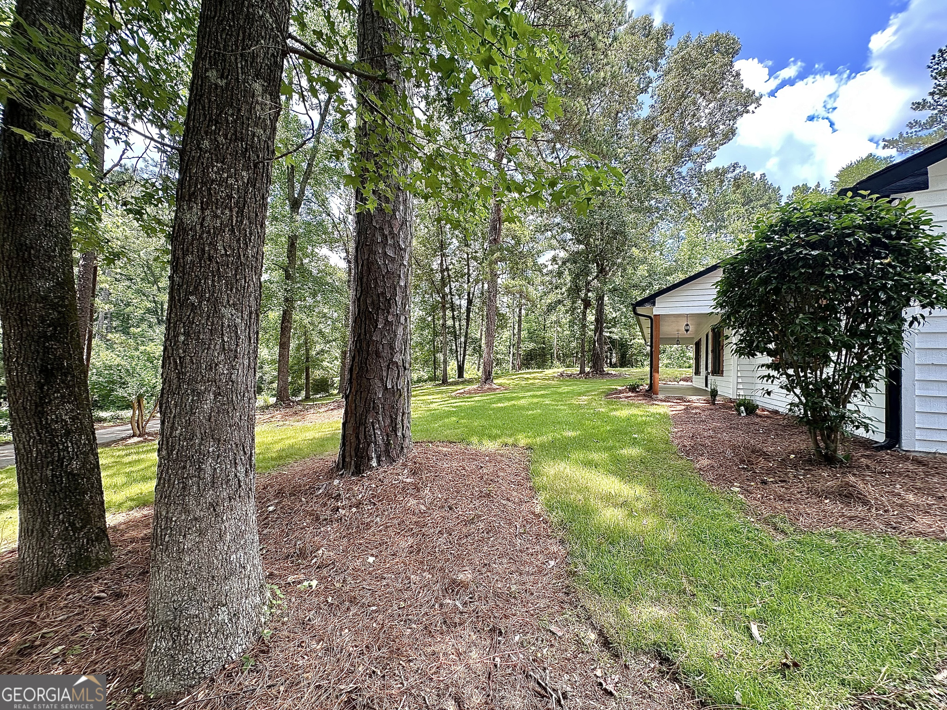 115 Creekside Lane Covington, GA 30016 - Photo 21 of 59 a view of a house with backyard and a tree