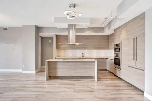 a view of city from balcony