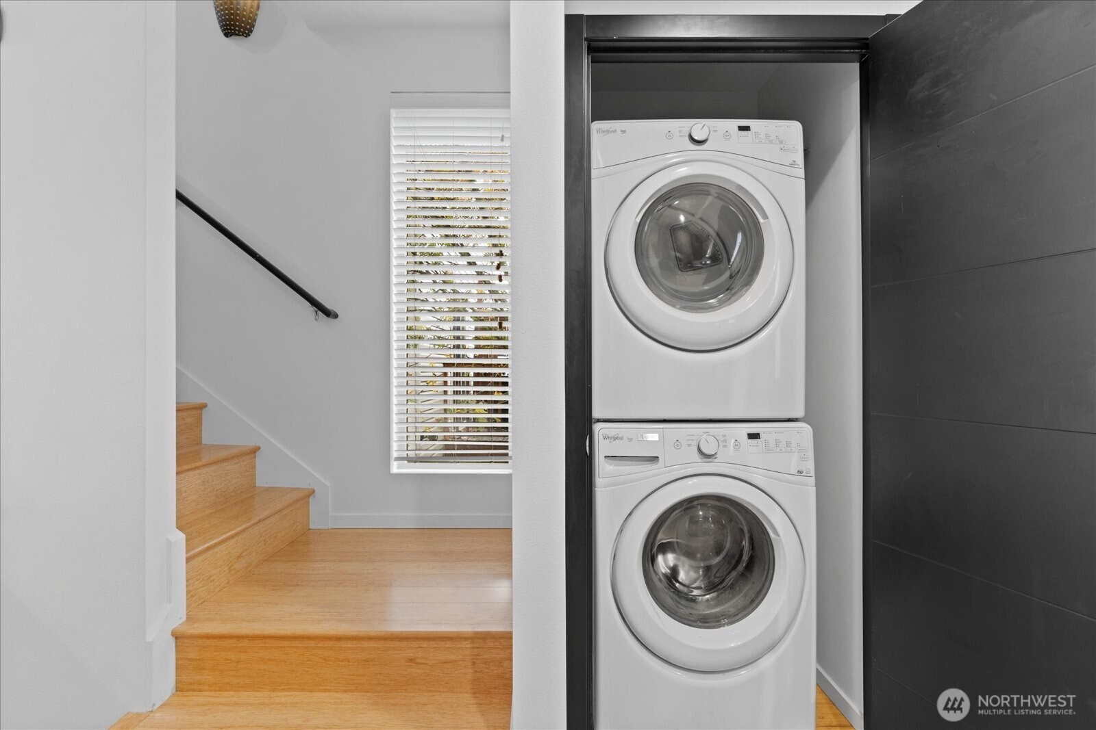 1525 Northwest 58th Street, Unit A Seattle, WA 98107 - Photo 17 of 24 a utility room with dryer and washer