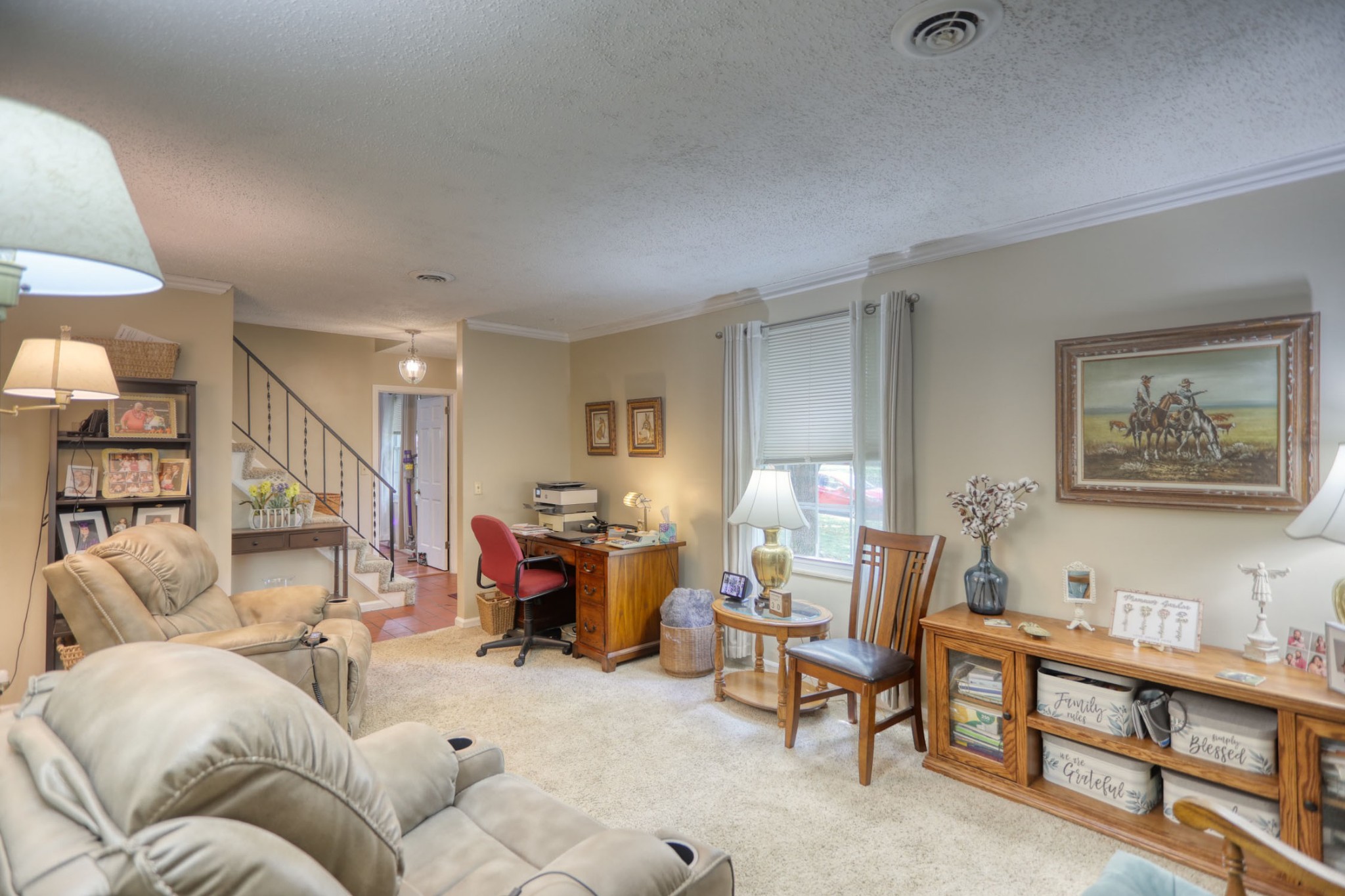 3517 Colony Point West Nashville, TN 37217 - Photo 2 of 34 a living room with furniture and a wooden floor