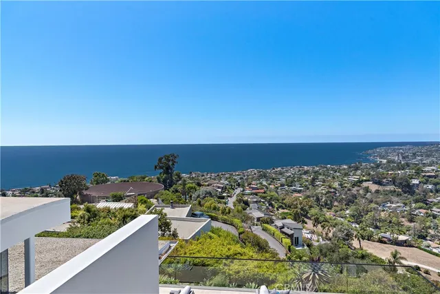 a view of a balcony with furniture