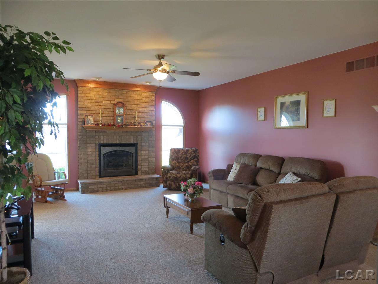7707 Reed Road Onsted, MI 49265 - Photo 6 of 21 Bricked fire place