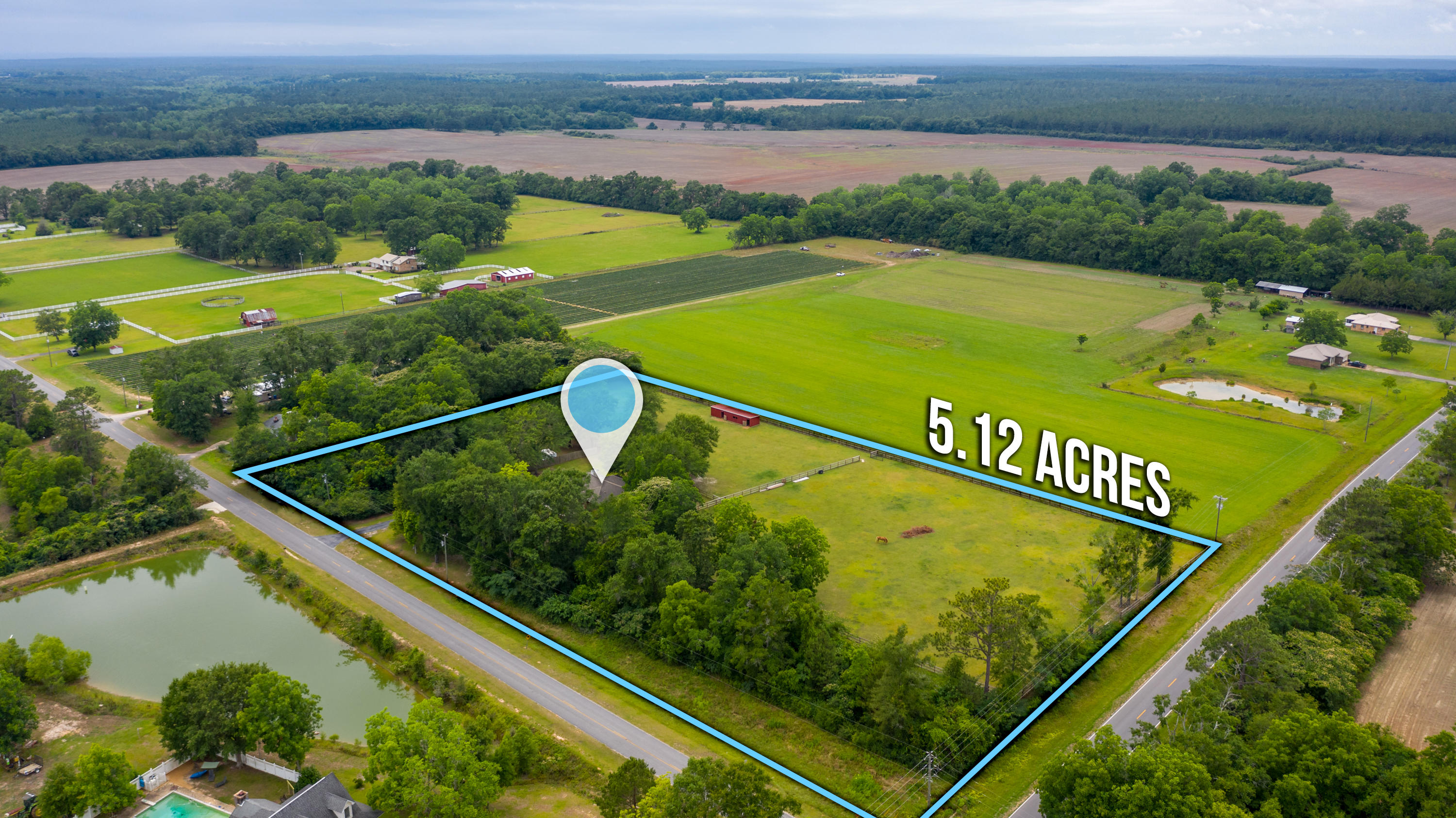 5780 Griffith Mill Road Baker, FL 32531 - Photo 44 of 50 an aerial view of swimming pool and mountain view