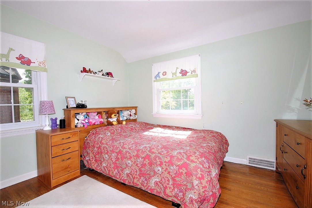 2555 Milton Road Cleveland, OH 44118 - Photo 10 of 14 Bedroom 2 with hardwood floors.