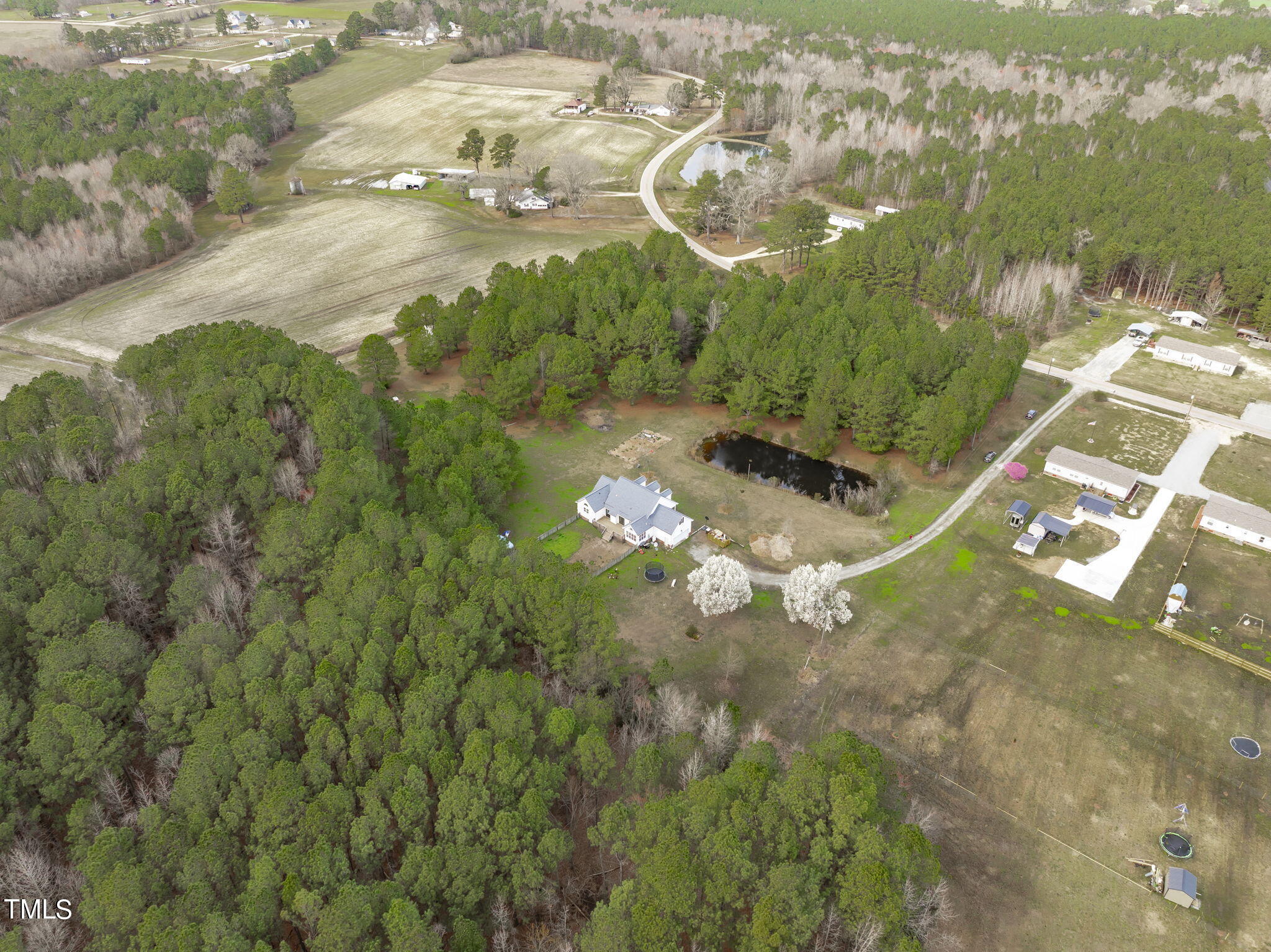 1380 Hatcher Road Selma, NC 27576 - Photo 49 of 54 Aerial (7 of 13)