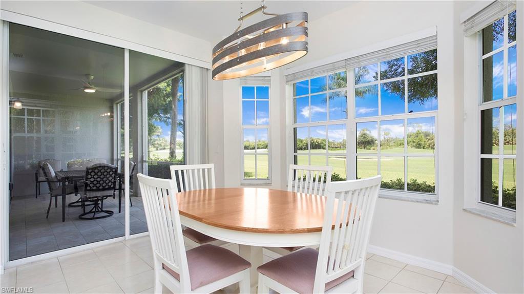 6025 Pinnacle Lane, Unit 6602 Naples, FL 34110 - Photo 8 of 43 a view of a dining room with furniture window and outside view