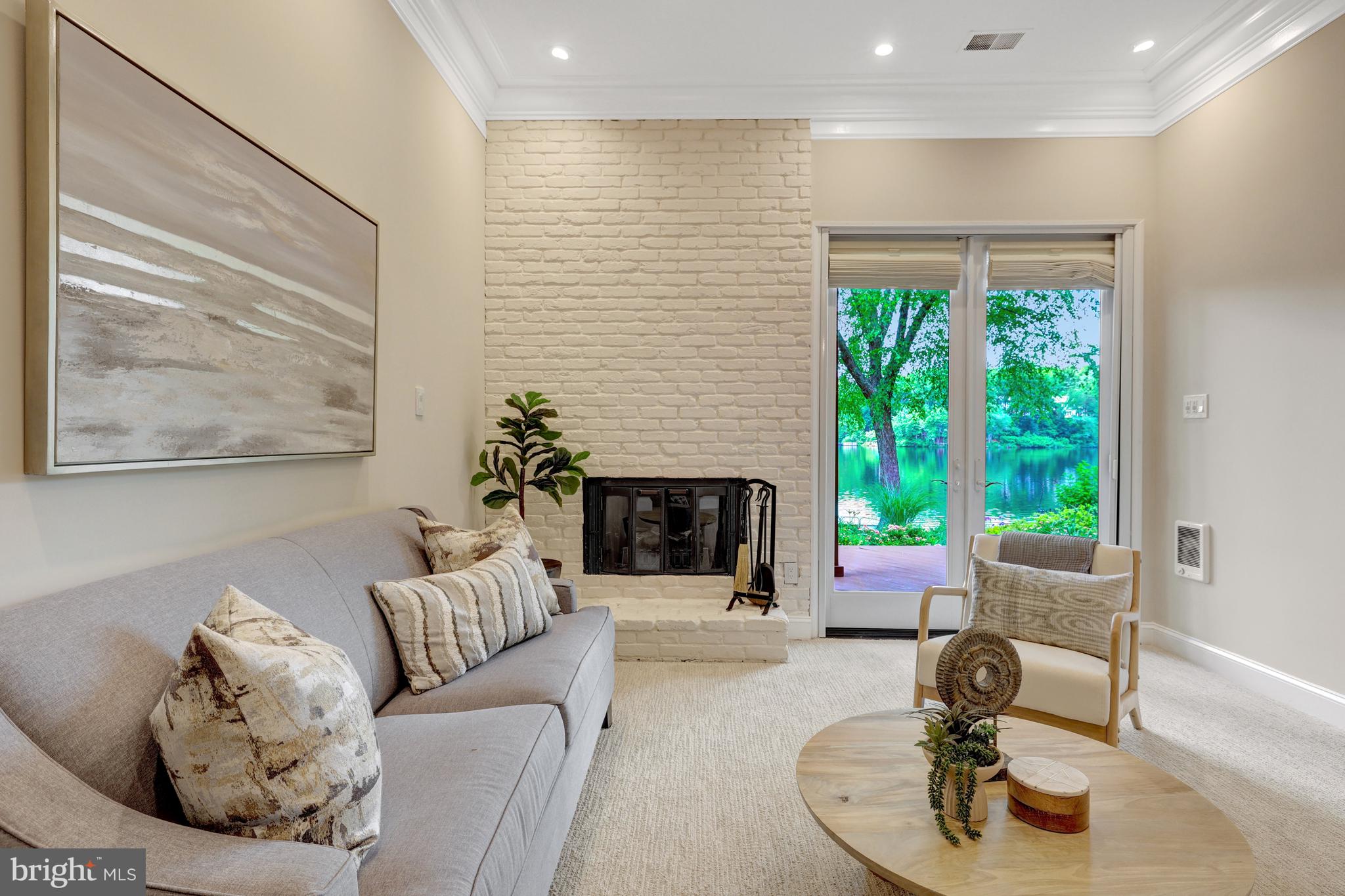 11064 Thrush Ridge Road Reston, VA 20191 - Photo 57 of 85 The recreation room features another fireplace.