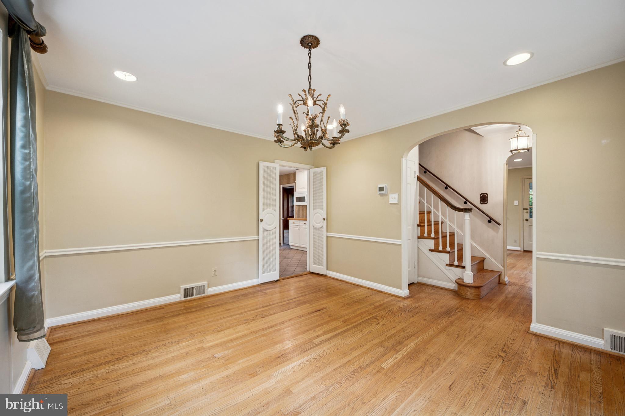 524 Lafayette Road Merion Station, PA 19066 - Photo 4 of 25 a view of a room with wooden floor and staircase