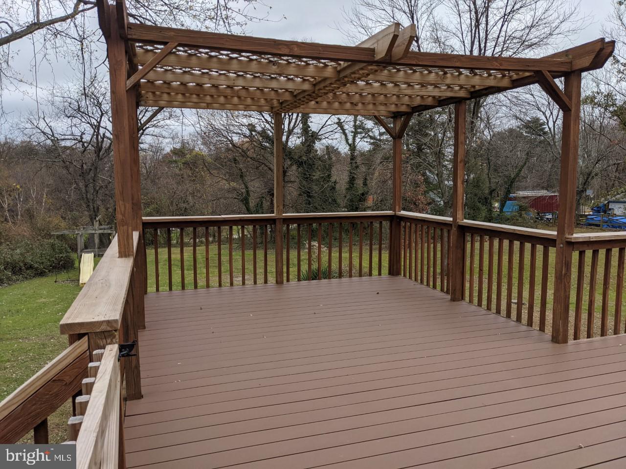 812 Andover Road Linthicum, MD 21090 - Photo 22 of 32 Deck overlooking huge back yard