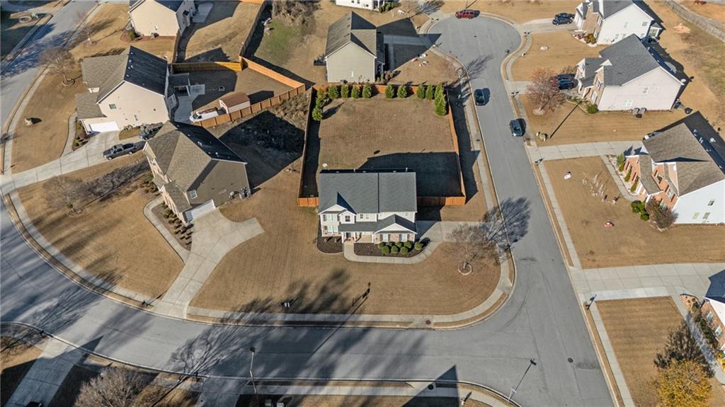 285 Paces Drive Lithia Springs, GA 30122 - Photo 2 of 45 an aerial view of a kitchen with wooden floor