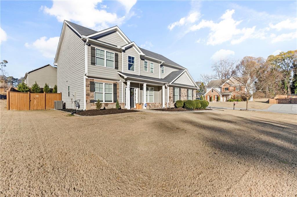 285 Paces Drive Lithia Springs, GA 30122 - Photo 45 of 45 a view of a street with a house