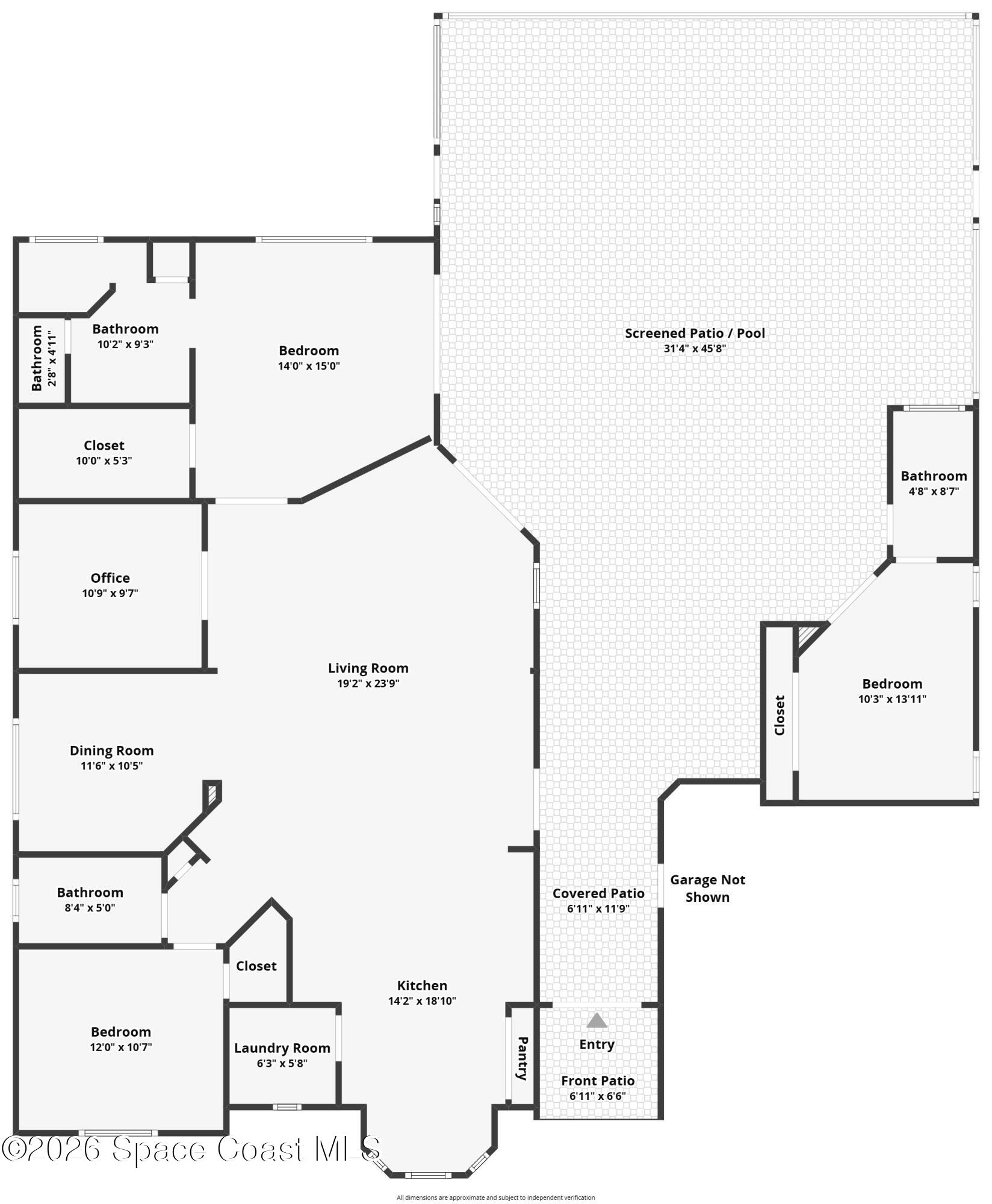 1670 Whitman Drive Melbourne, FL 32904 - Photo 49 of 49 -1670 Whitman Drive_Floor Plan