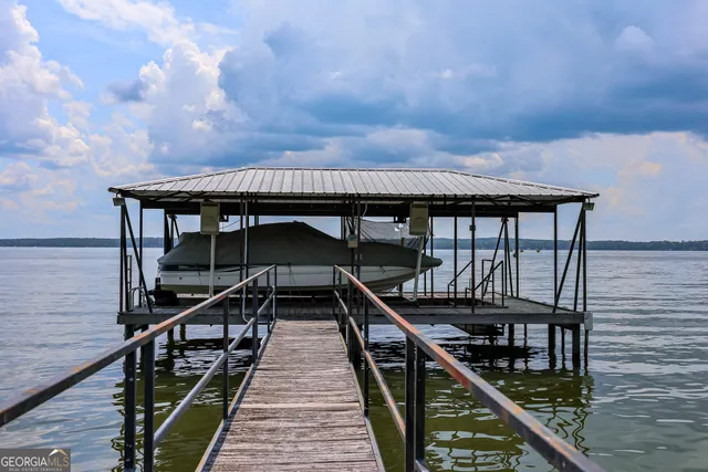 a view of outdoor space with seating area