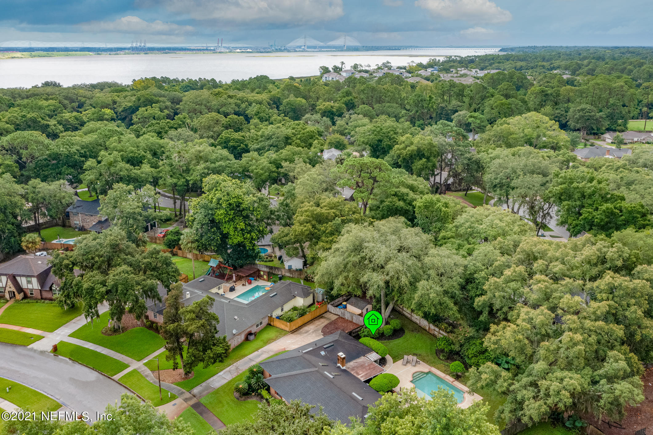 4445 River Trail Road Jacksonville, FL 32277 - Photo 61 of 68 Drone View