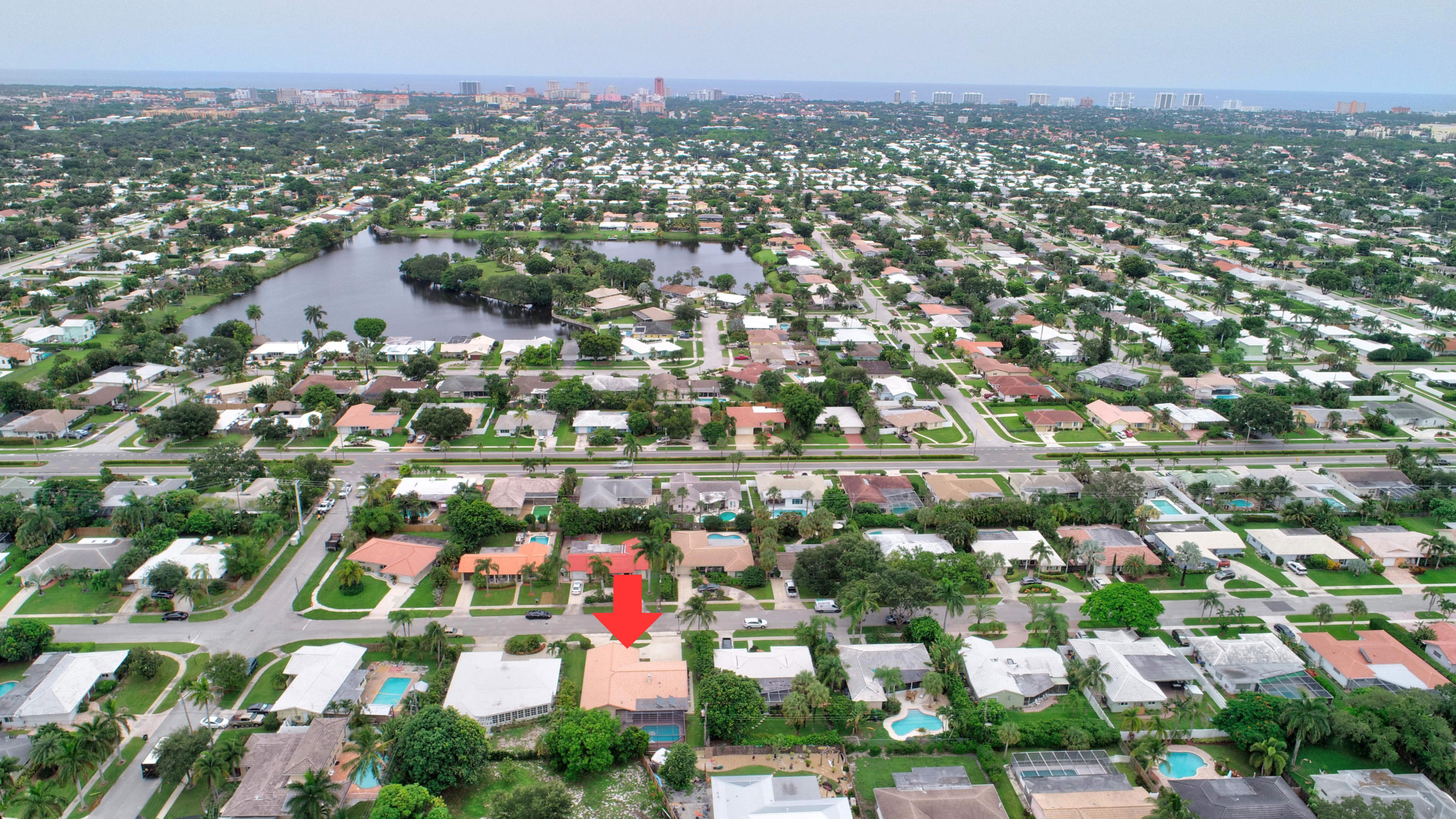975 Southwest 12th Terrace Boca Raton, FL 33486 - Photo 25 of 28 Drone