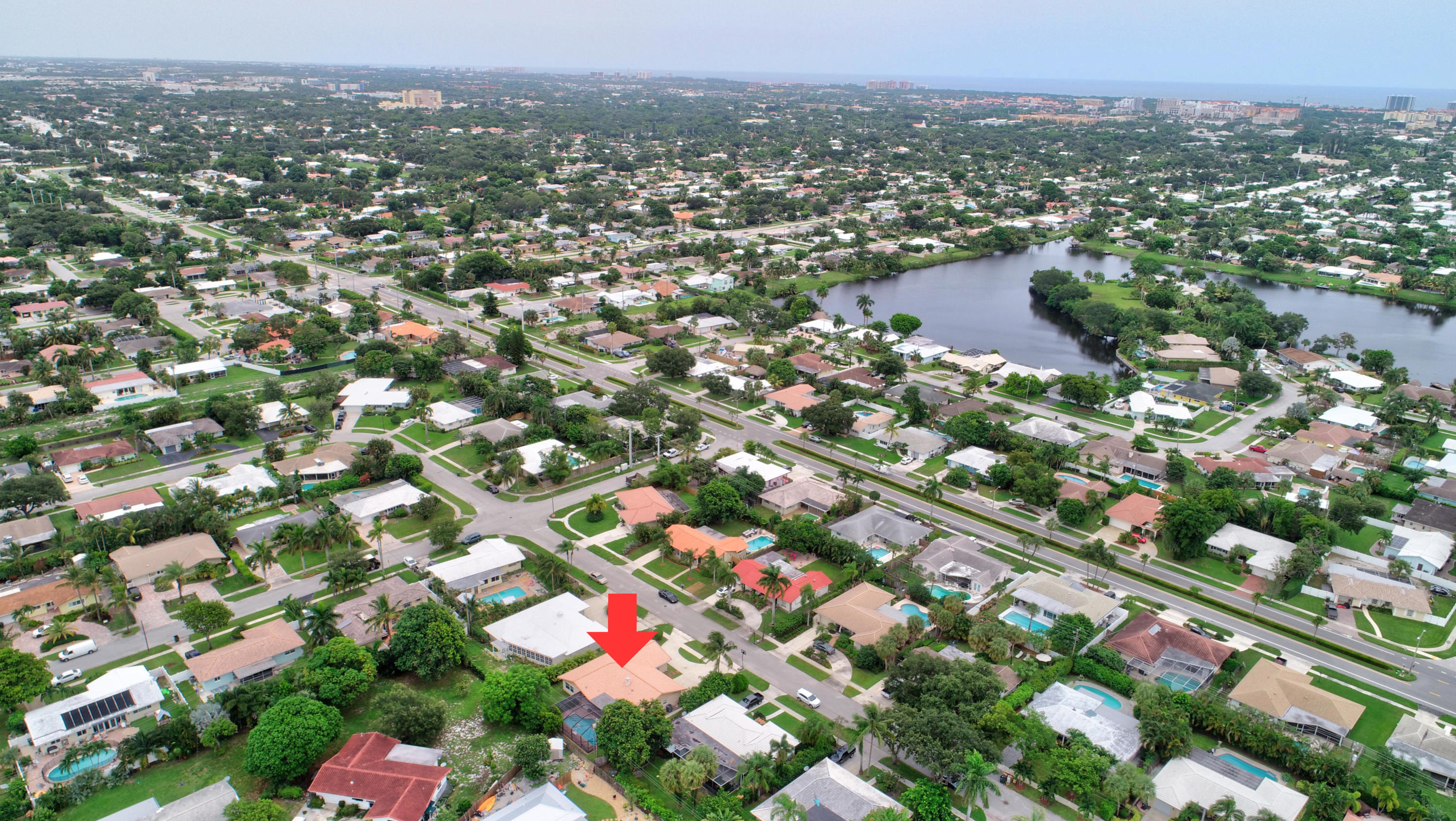 975 Southwest 12th Terrace Boca Raton, FL 33486 - Photo 26 of 28 Drone