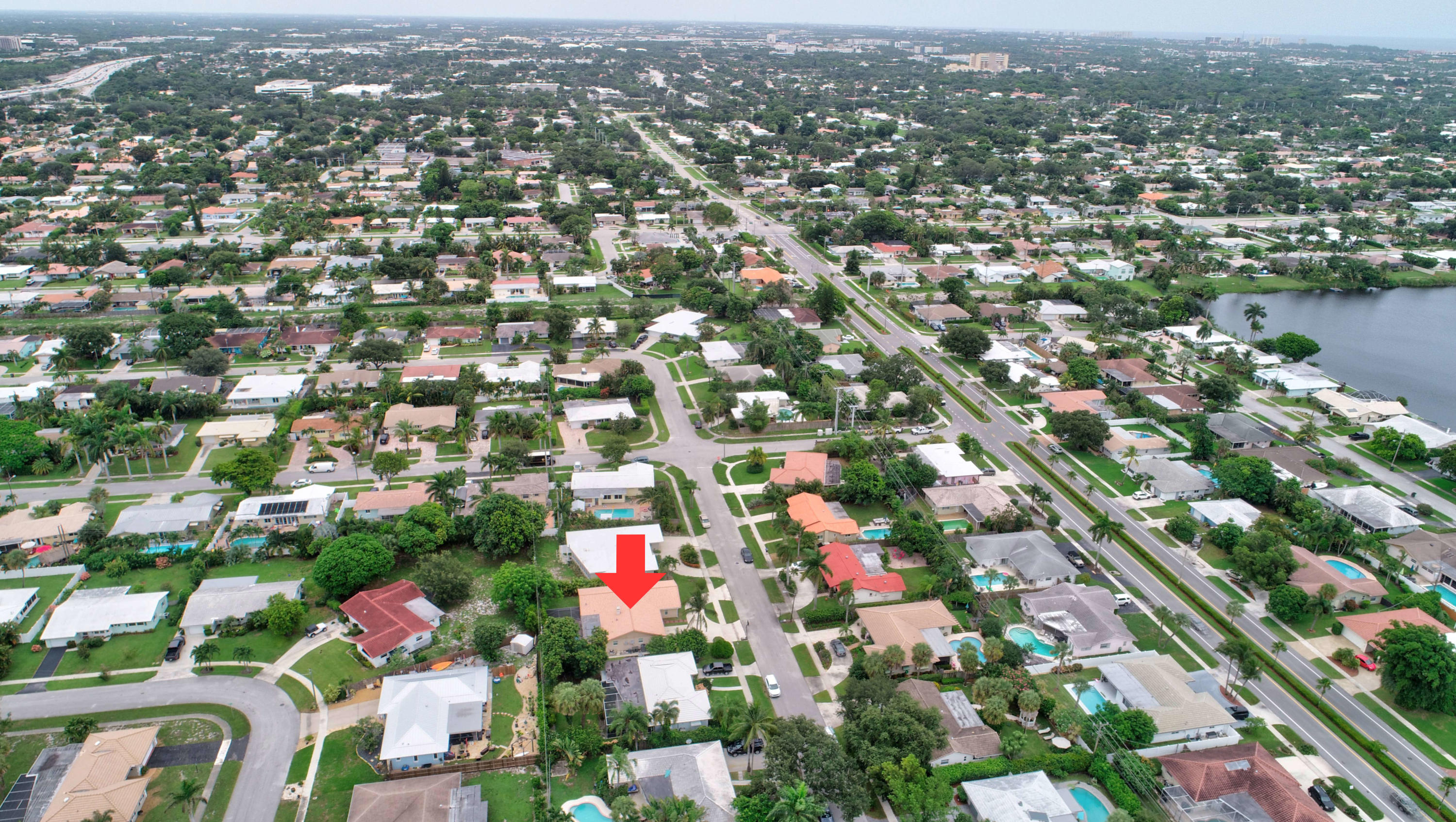 975 Southwest 12th Terrace Boca Raton, FL 33486 - Photo 27 of 28 Drone