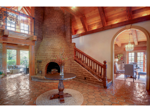 8 Mentone Road Carmel Highlands, CA 93923 - Photo 11 of 19 a view of entryway and hall with wooden floor